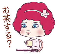 Fushigi Idol Afro-chan sticker #5230520