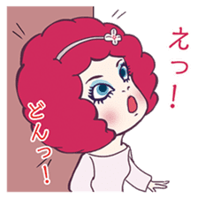 Fushigi Idol Afro-chan sticker #5230529