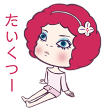 Fushigi Idol Afro-chan sticker #5230531