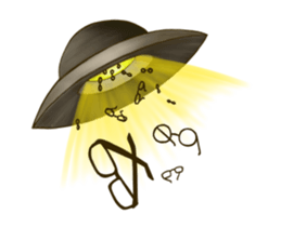 wearing glasses sticker #5231041