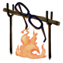 wearing glasses sticker #5231042