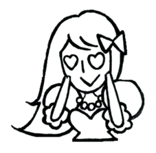 Lulu princess theater sticker #5231493