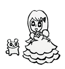 Lulu princess theater sticker #5231501