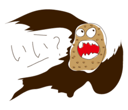 Surprised Potato sticker #5231578