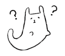 Mysterious white creature "WINUMERI" sticker #5231840