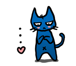 Kuraneko is gloomy cat. sticker #5233155