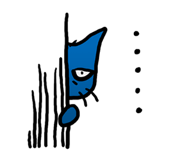Kuraneko is gloomy cat. sticker #5233175
