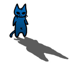Kuraneko is gloomy cat. sticker #5233181