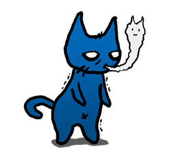 Kuraneko is gloomy cat. sticker #5233186