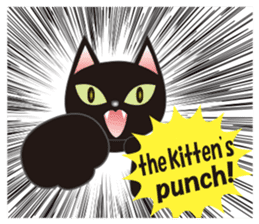 Niya of black cat (English) sticker #5233643