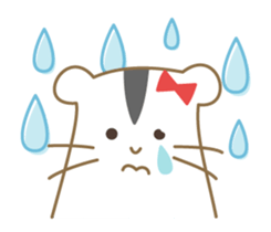 Soft hamster girl sticker sticker #5234315