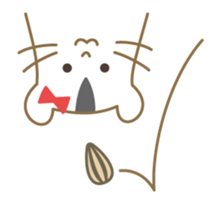 Soft hamster girl sticker sticker #5234338