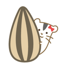 Soft hamster girl sticker sticker #5234342