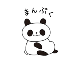 Panda (expressionless face) sticker #5235925