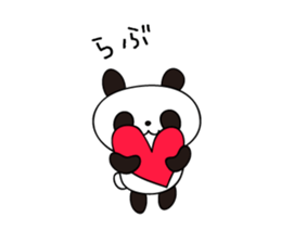 Panda (expressionless face) sticker #5235931