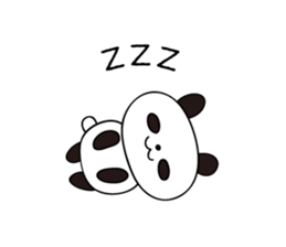 Panda (expressionless face) sticker #5235952