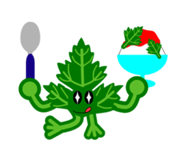 Fresh coriander sticker #5236617