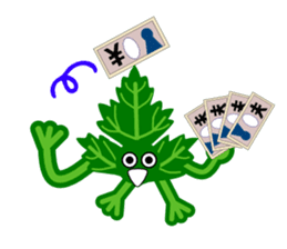 Fresh coriander sticker #5236621