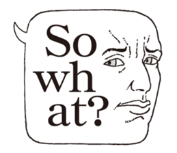 a realistic speech balloon english ver sticker #5236958