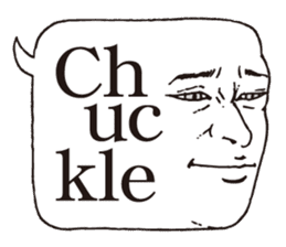 a realistic speech balloon english ver sticker #5236960