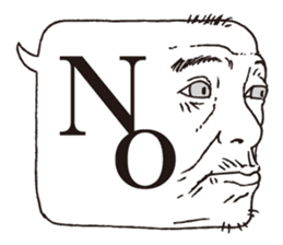 a realistic speech balloon english ver sticker #5236966