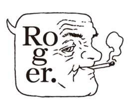 a realistic speech balloon english ver sticker #5236985