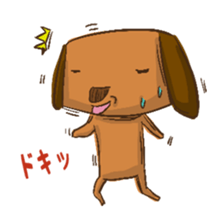 HandwritingStyle Dog sticker #5238874