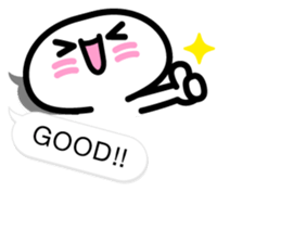 Greeting Speech Balloon sticker #5239240