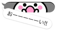 Greeting Speech Balloon sticker #5239253