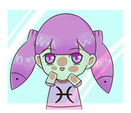 Kindergarten Of Constellation(Pisces) sticker #5240095