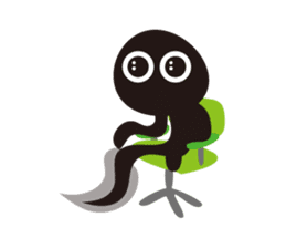 Daily life of tadpoles sticker #5240167