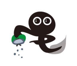 Daily life of tadpoles sticker #5240175