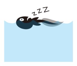 Daily life of tadpoles sticker #5240179