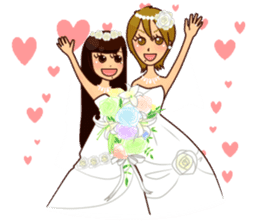 Kawaii Girls Ritchan and Meechan sticker #5240380