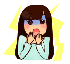 Kawaii Girls Ritchan and Meechan sticker #5240387