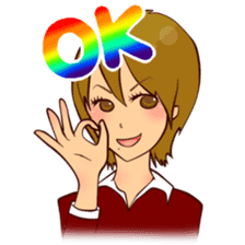 Kawaii Girls Ritchan and Meechan sticker #5240400