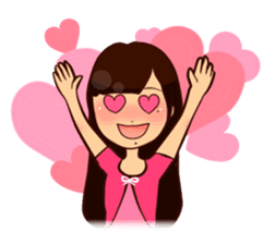 Kawaii Girls Ritchan and Meechan sticker #5240401