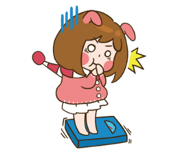 MoMochan everyday life sticker #5241242