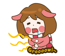 MoMochan everyday life sticker #5241251