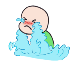 School life of cute turtle sticker #5242108