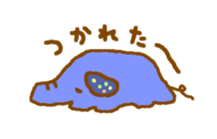 Colorful elephants sticker #5242922