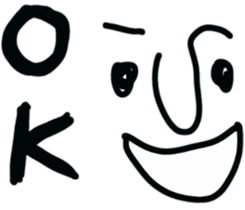 The face!! sticker #5243828