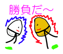 The eggs of martial artist sticker #5243913