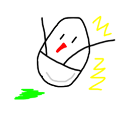 The eggs of martial artist sticker #5243929