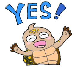 The cute tortoise sticker #5244156