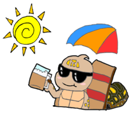 The cute tortoise sticker #5244176