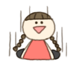 kurumi of the braid hair sticker #5244462