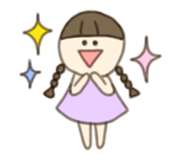 kurumi of the braid hair sticker #5244464