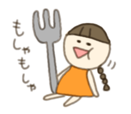 kurumi of the braid hair sticker #5244467