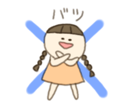 kurumi of the braid hair sticker #5244478